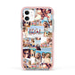 Photo Montage Apple iPhone 11 in White with Pink Impact Case