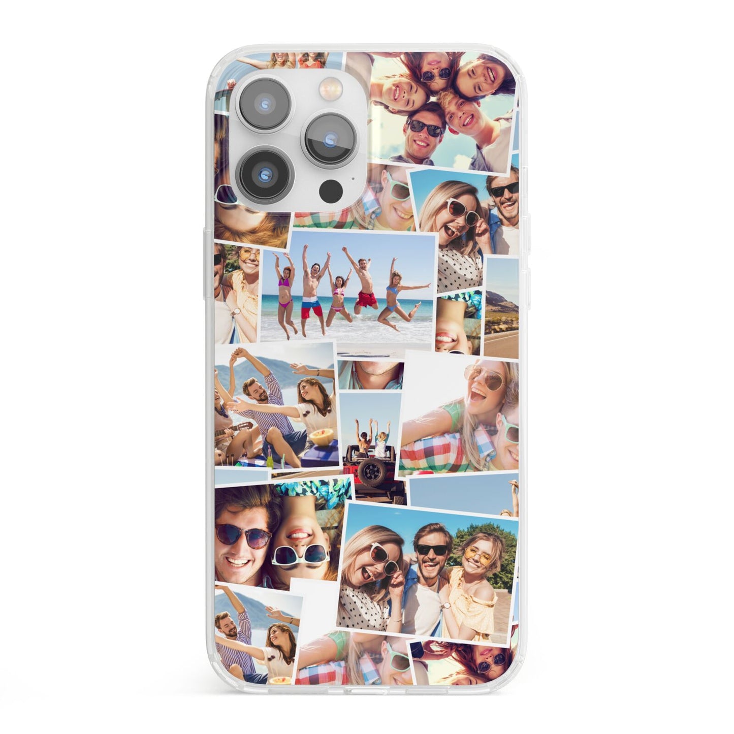 Photo Montage iPhone 13 Pro Max Clear Bumper Case