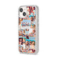 Photo Montage iPhone 14 Glitter Tough Case Starlight Angled Image