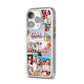 Photo Montage iPhone 14 Pro Glitter Tough Case Silver Angled Image