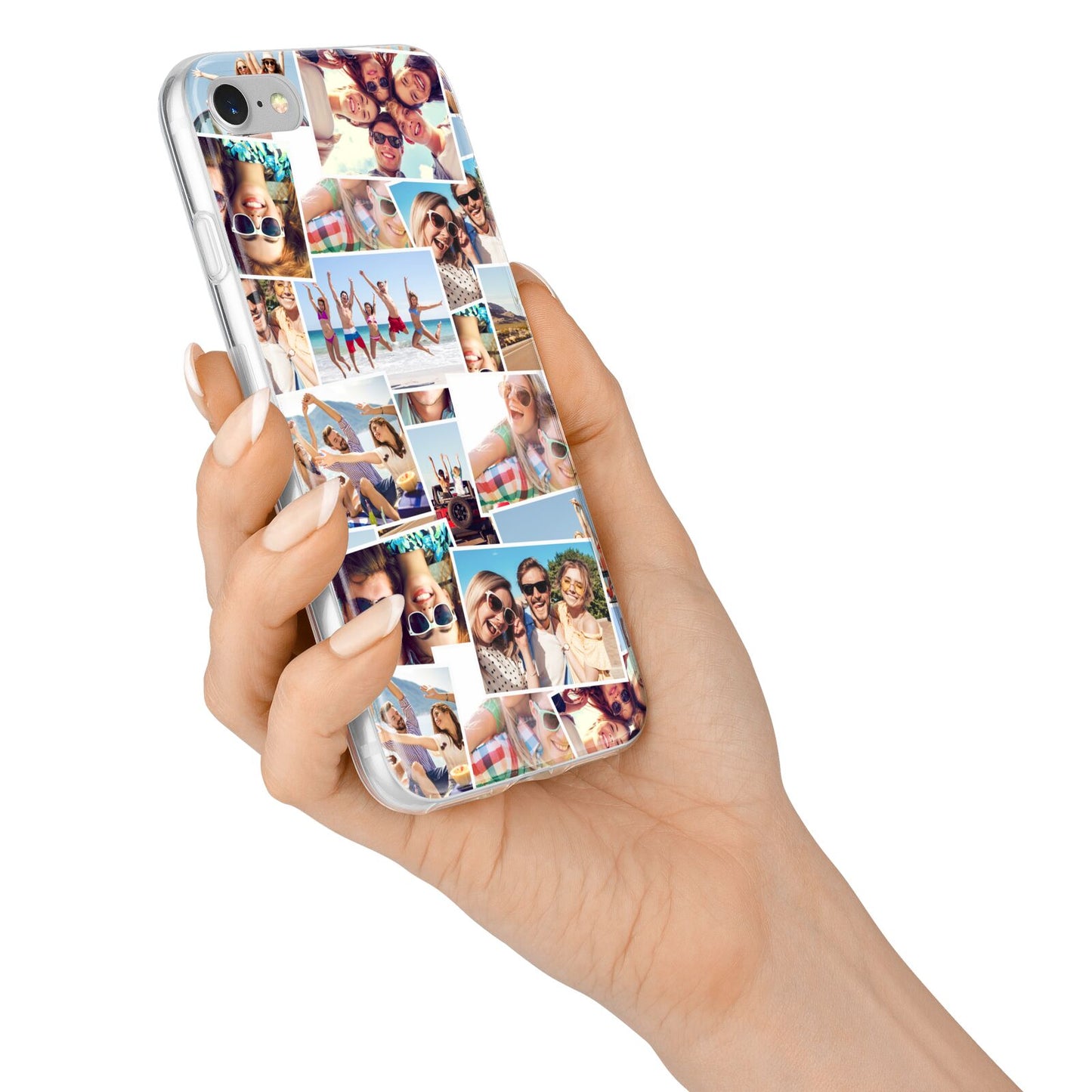 Photo Montage iPhone 7 Bumper Case on Silver iPhone Alternative Image