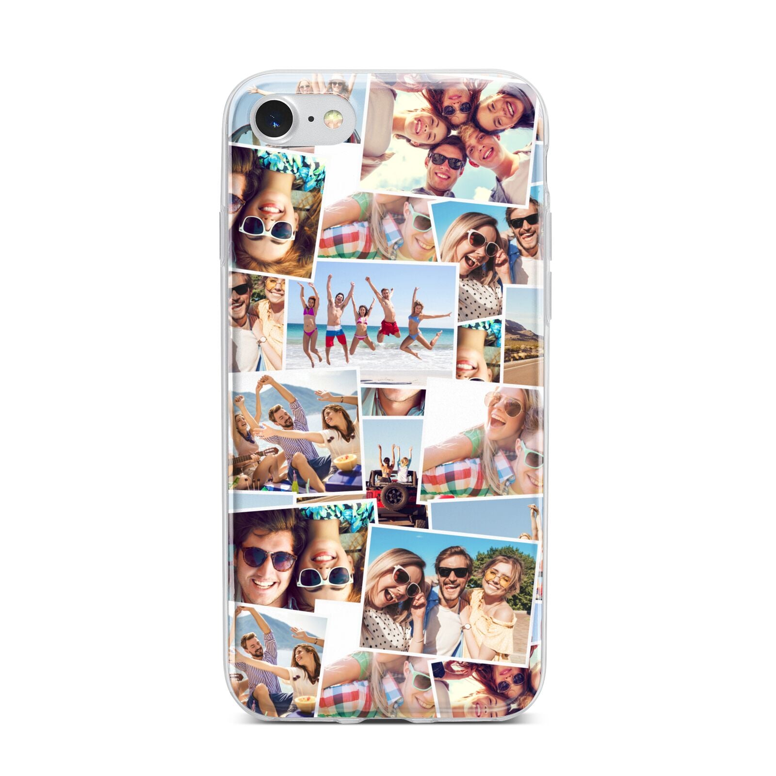 Photo Montage iPhone 7 Bumper Case on Silver iPhone