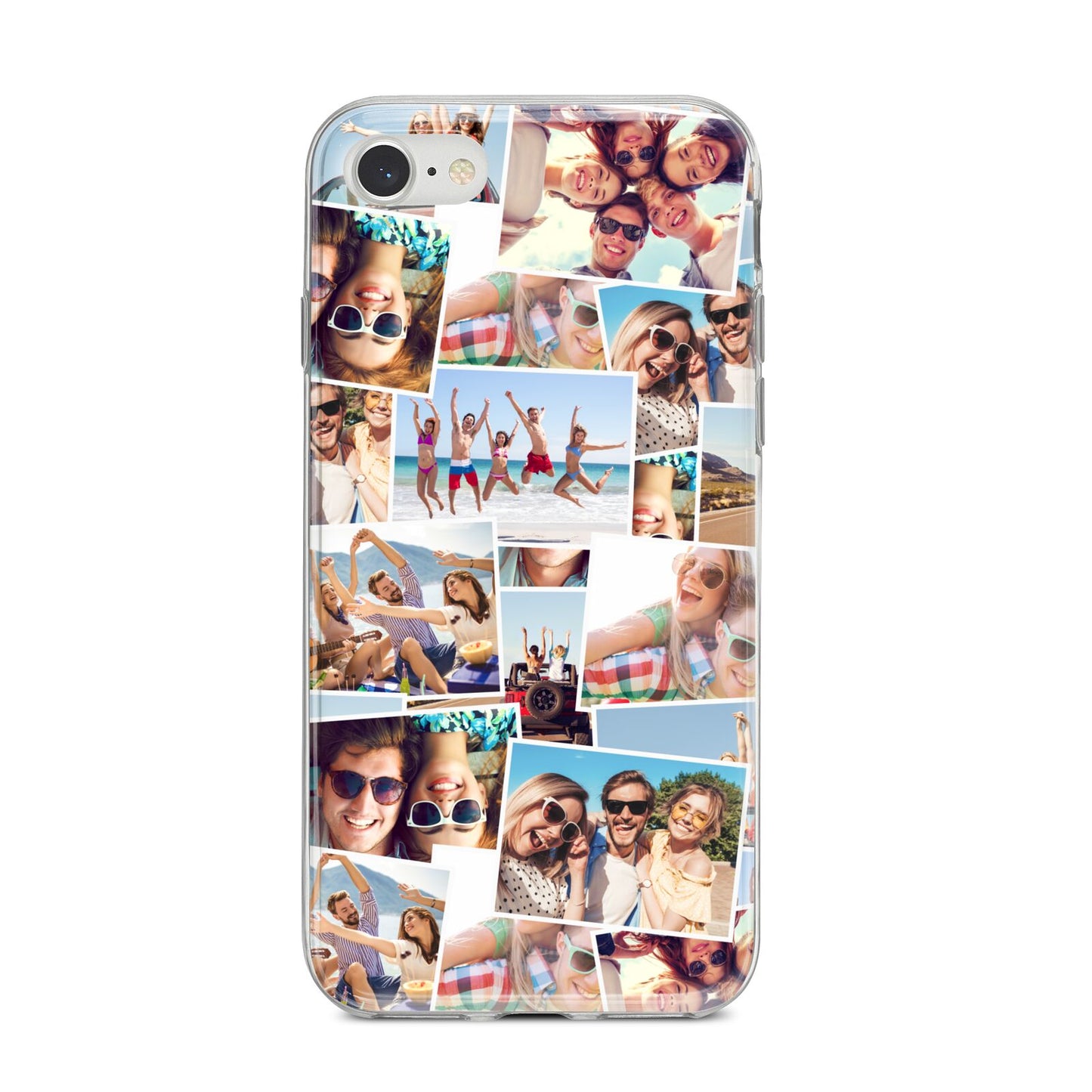 Photo Montage iPhone 8 Bumper Case on Silver iPhone