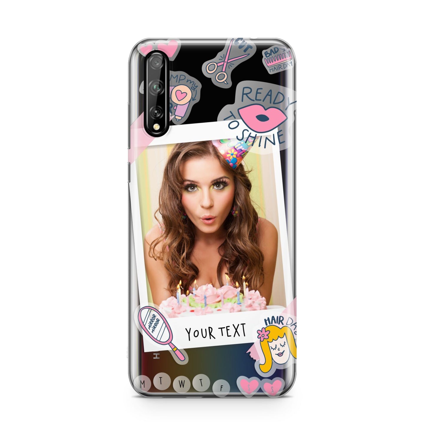 Photo Upload with Text Huawei Enjoy 10s Phone Case