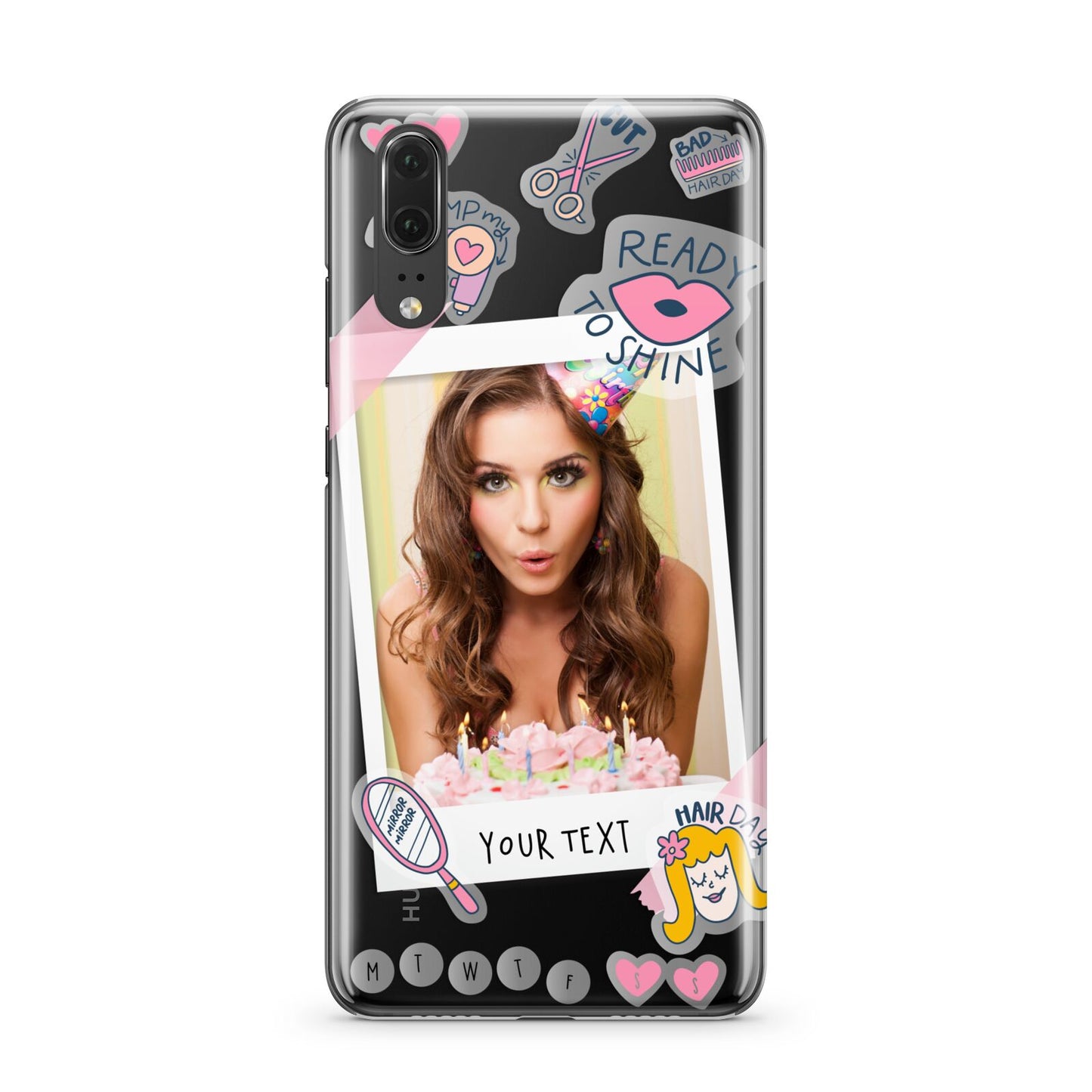 Photo Upload with Text Huawei P20 Phone Case