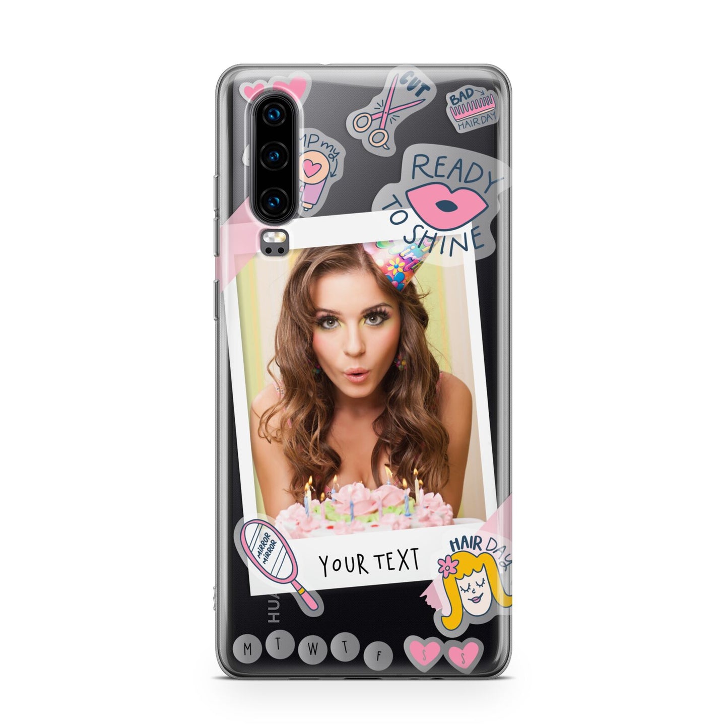 Photo Upload with Text Huawei P30 Phone Case