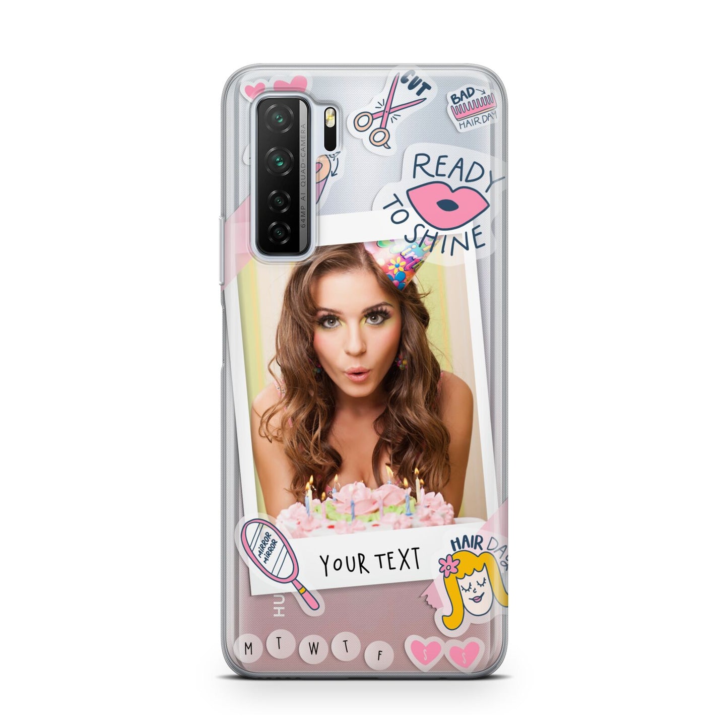 Photo Upload with Text Huawei P40 Lite 5G Phone Case