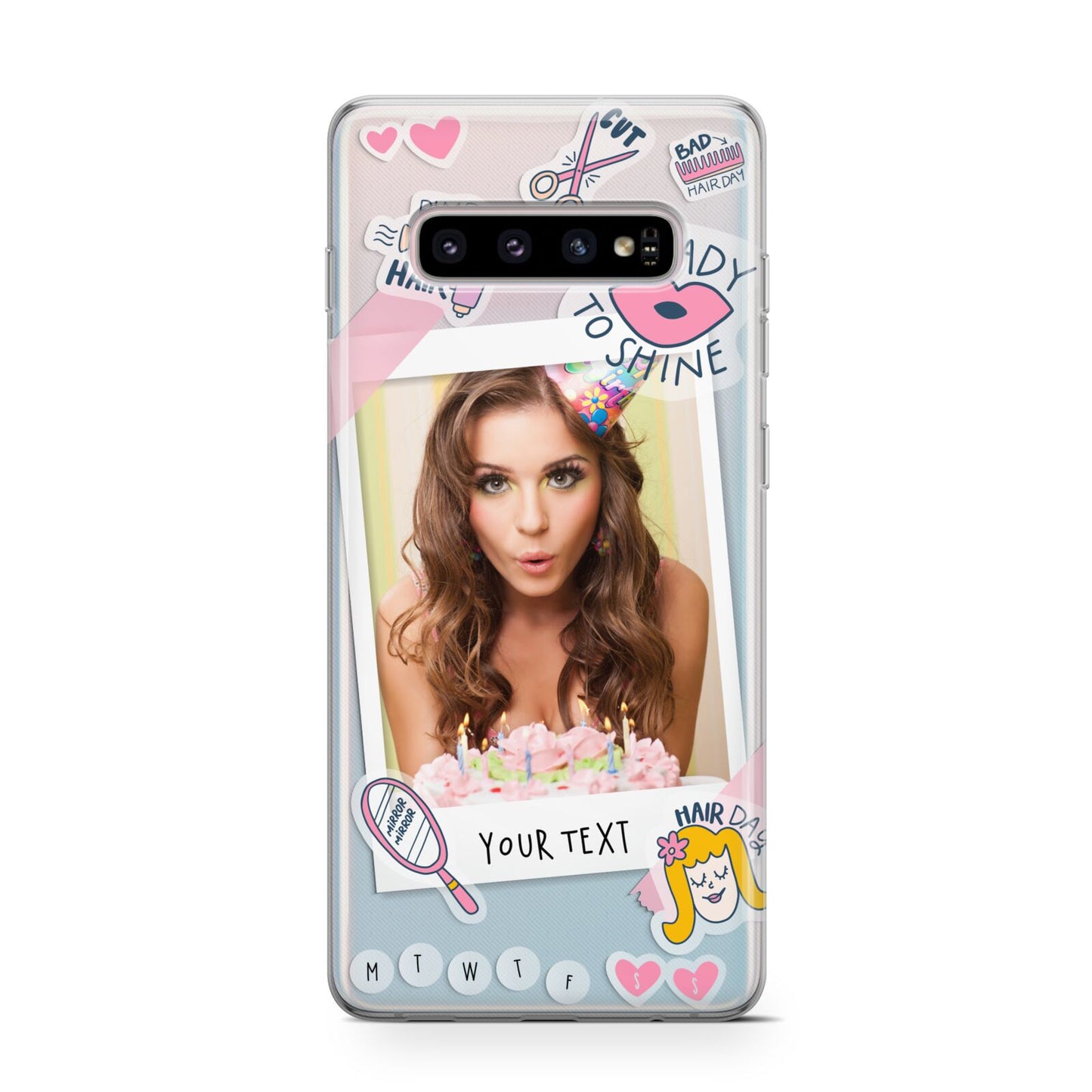 Photo Upload with Text Protective Samsung Galaxy Case