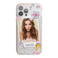 Photo Upload with Text iPhone 13 Pro Max TPU Impact Case with Pink Edges