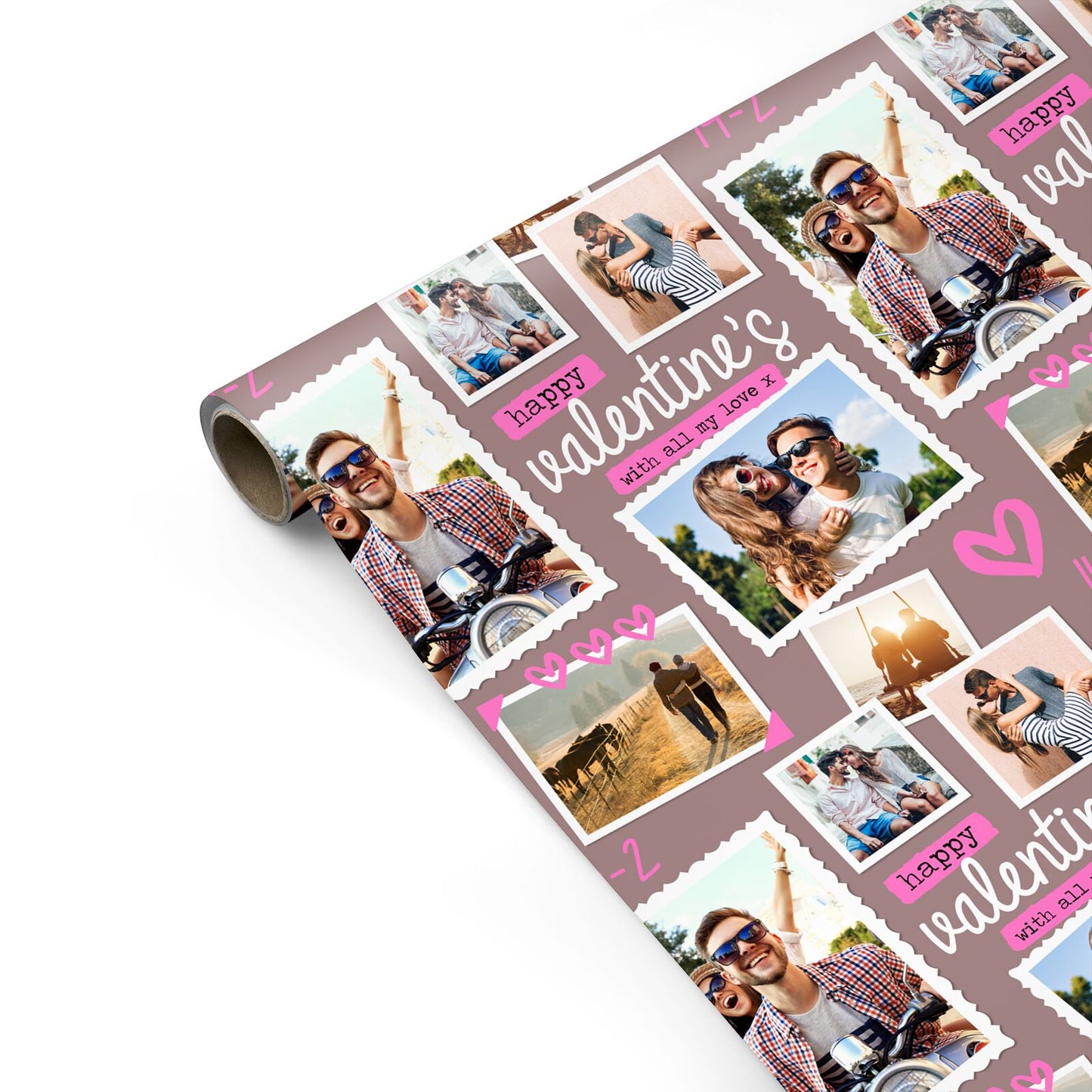 Photo Valentines Personalised Gift Wrap