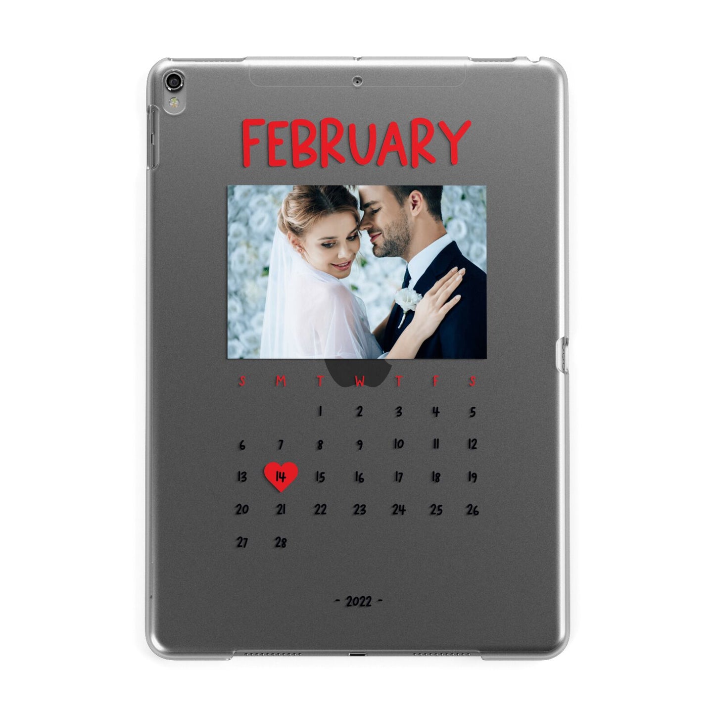 Photo Wedding Anniversary Apple iPad Grey Case