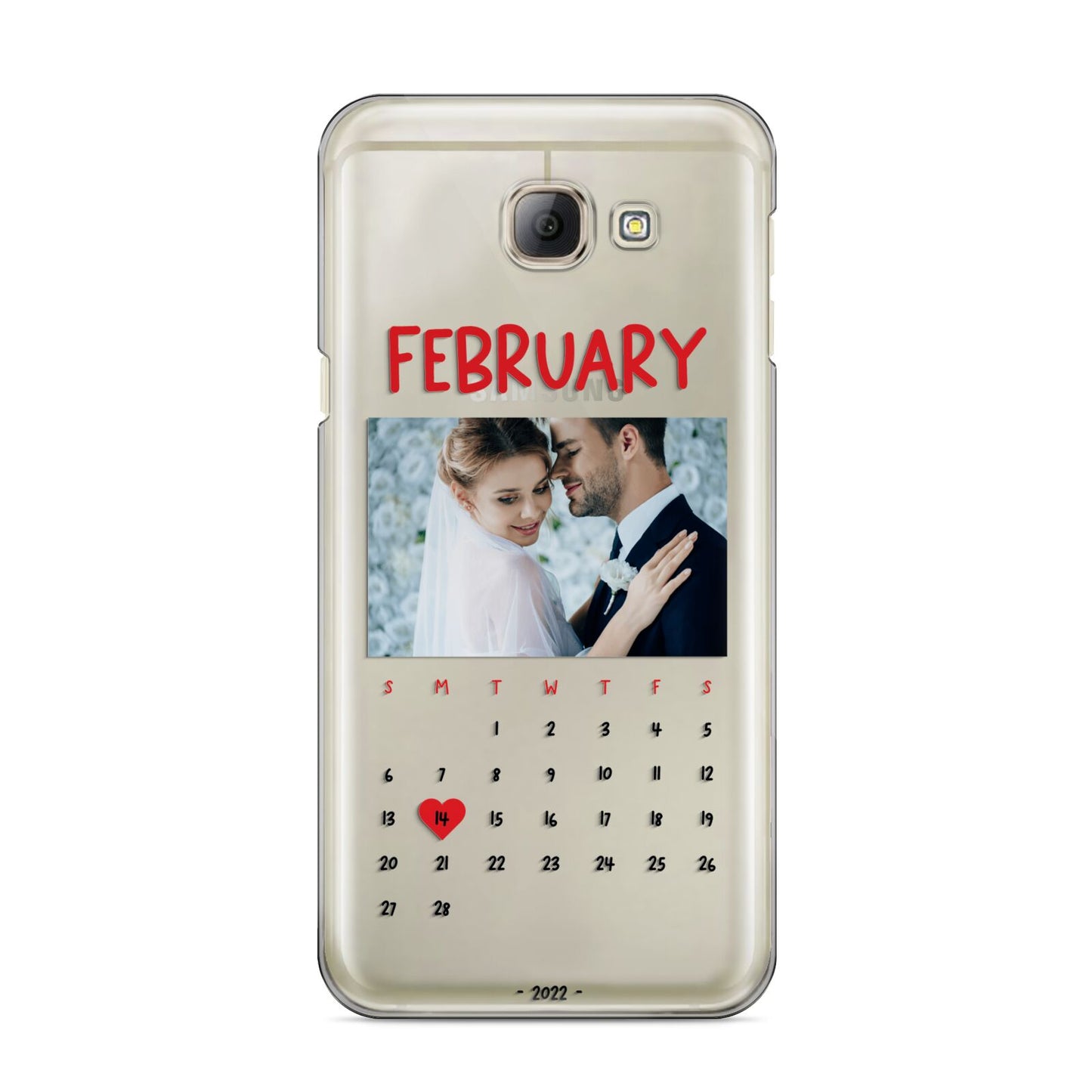 Photo Wedding Anniversary Samsung Galaxy A8 2016 Case