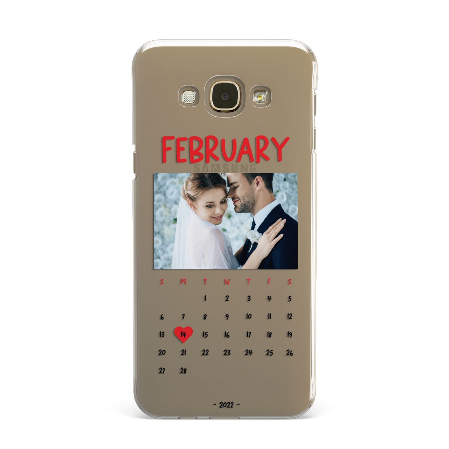 Photo Wedding Anniversary Samsung Galaxy A8 Case