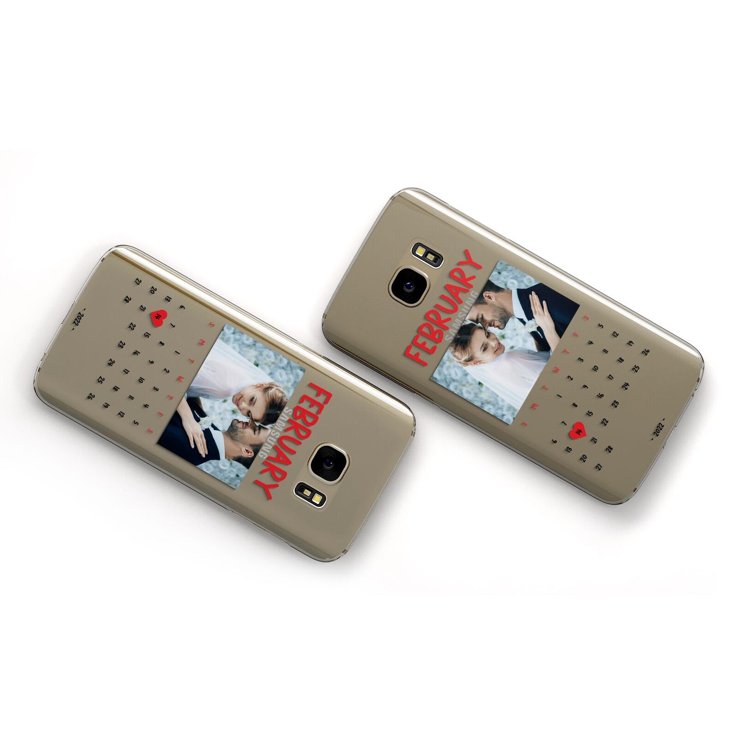 Photo Wedding Anniversary Samsung Galaxy Case Flat Overview