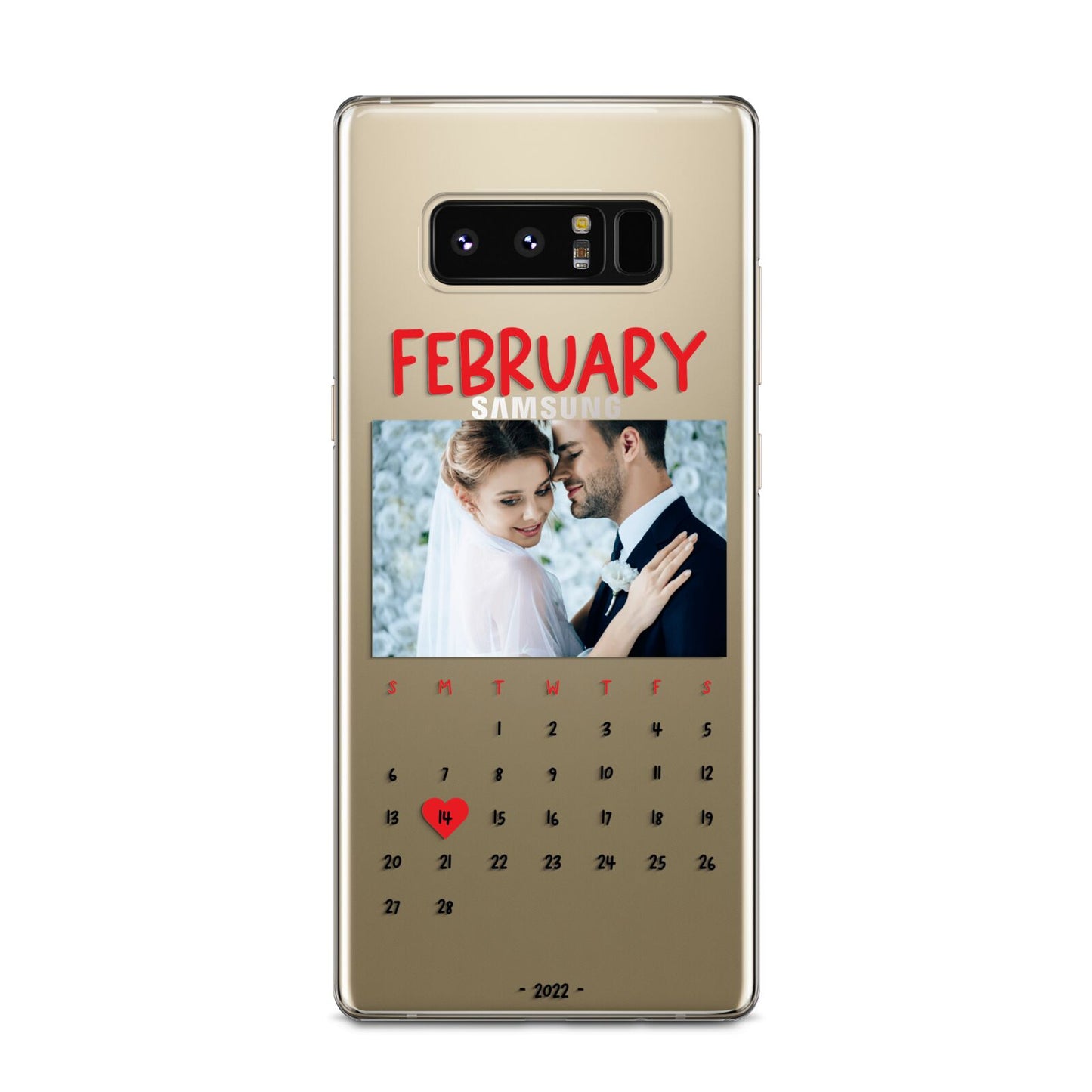 Photo Wedding Anniversary Samsung Galaxy Note 8 Case