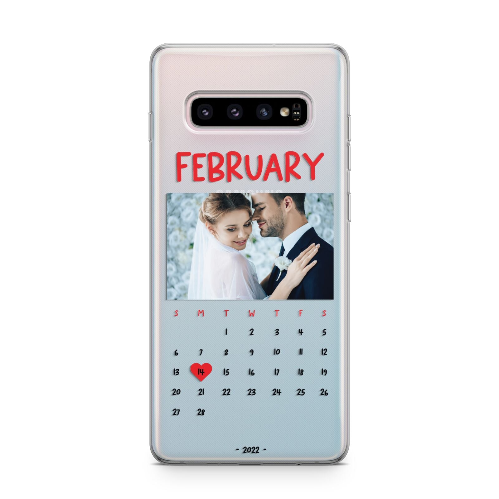 Photo Wedding Anniversary Samsung Galaxy S10 Plus Case