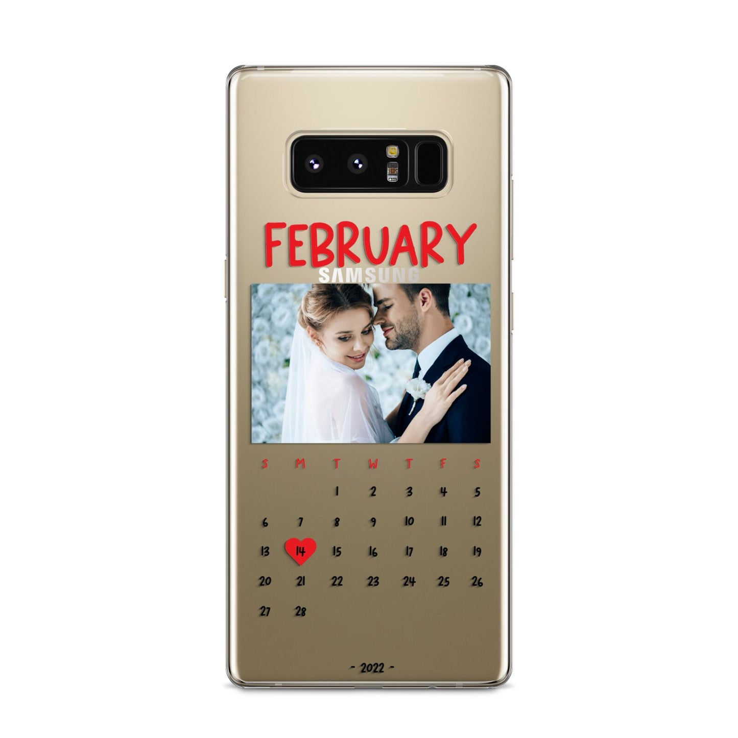 Photo Wedding Anniversary Samsung Galaxy S8 Case