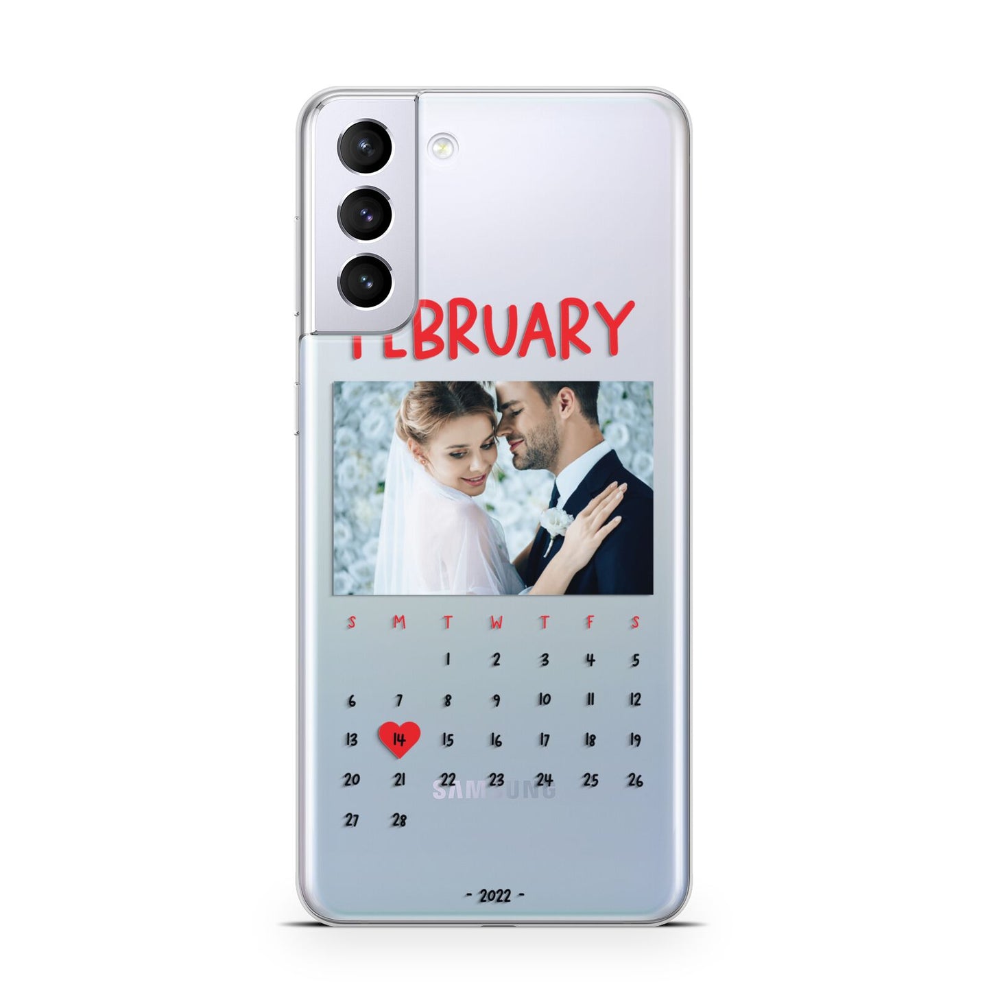 Photo Wedding Anniversary Samsung S21 Plus Phone Case