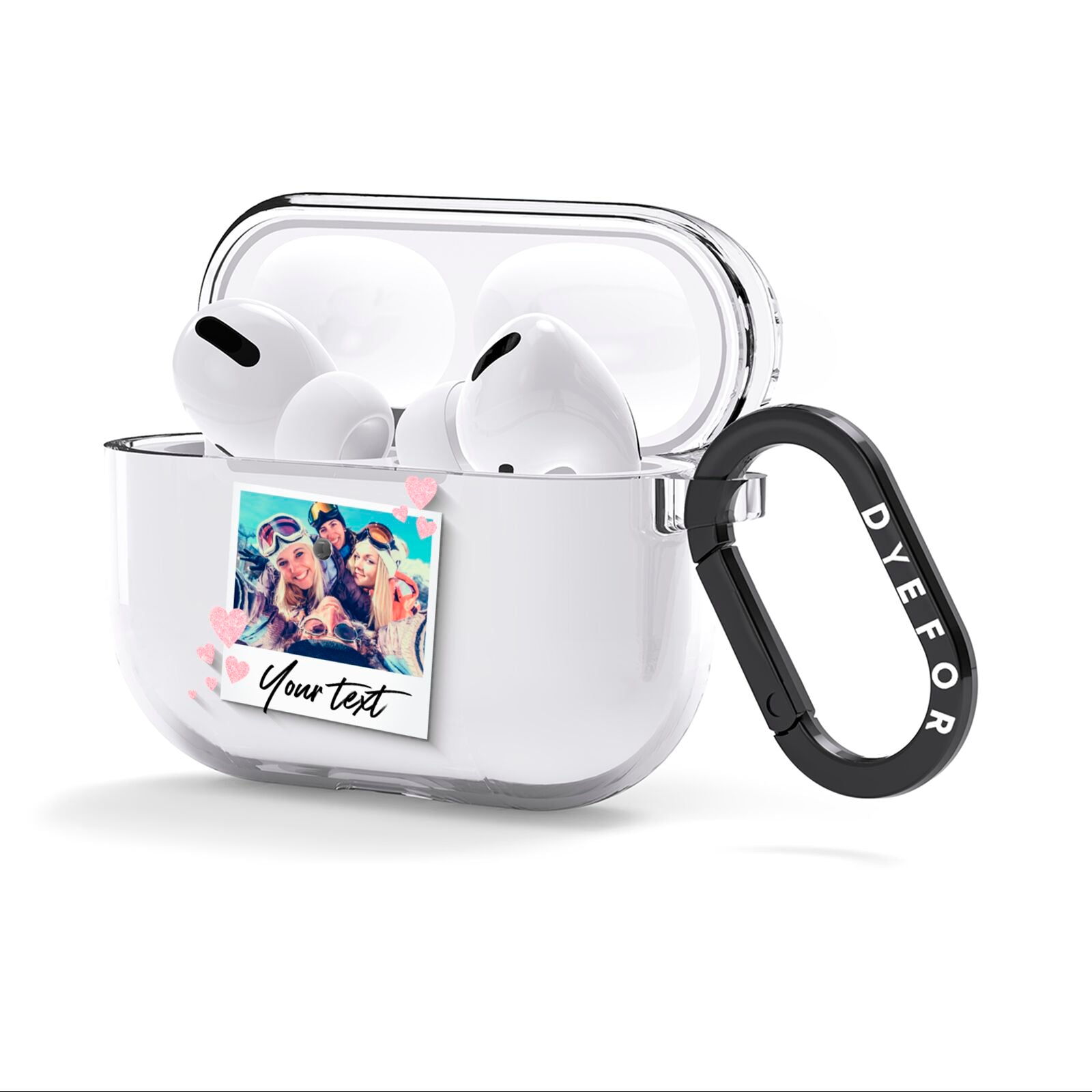 Photo with Text AirPods Clear Case 3rd Gen Side Image