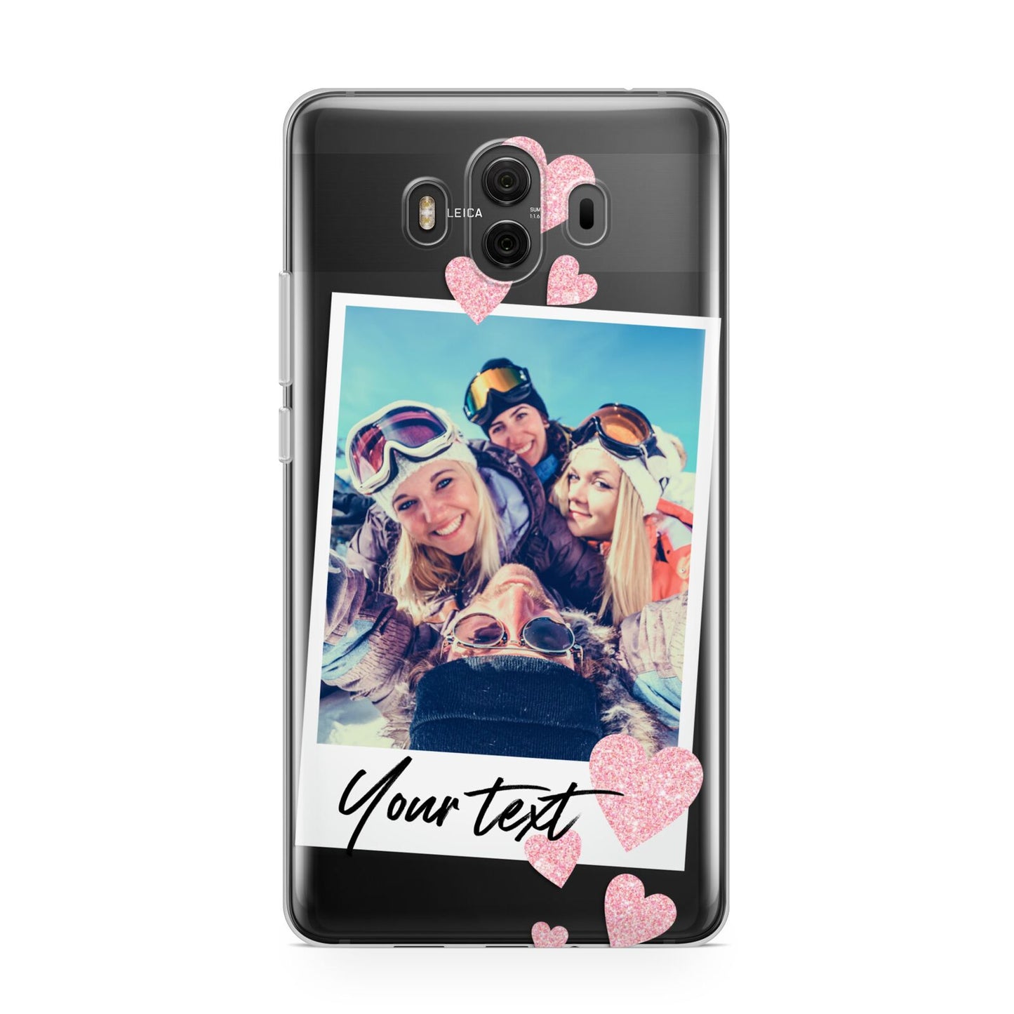 Photo with Text Huawei Mate 10 Protective Phone Case