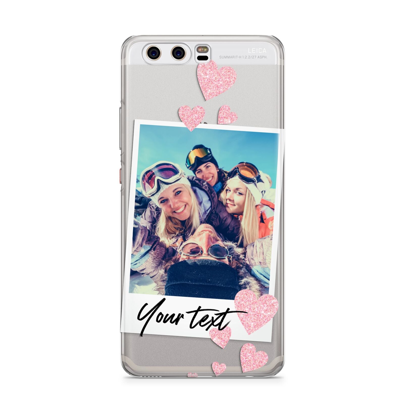 Photo with Text Huawei P10 Phone Case