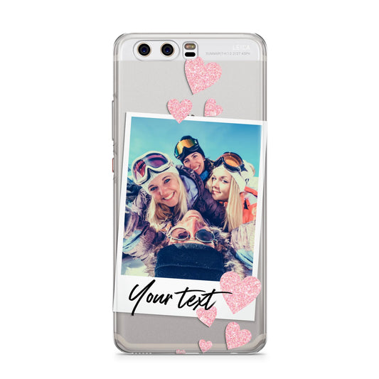 Photo with Text Huawei P10 Phone Case