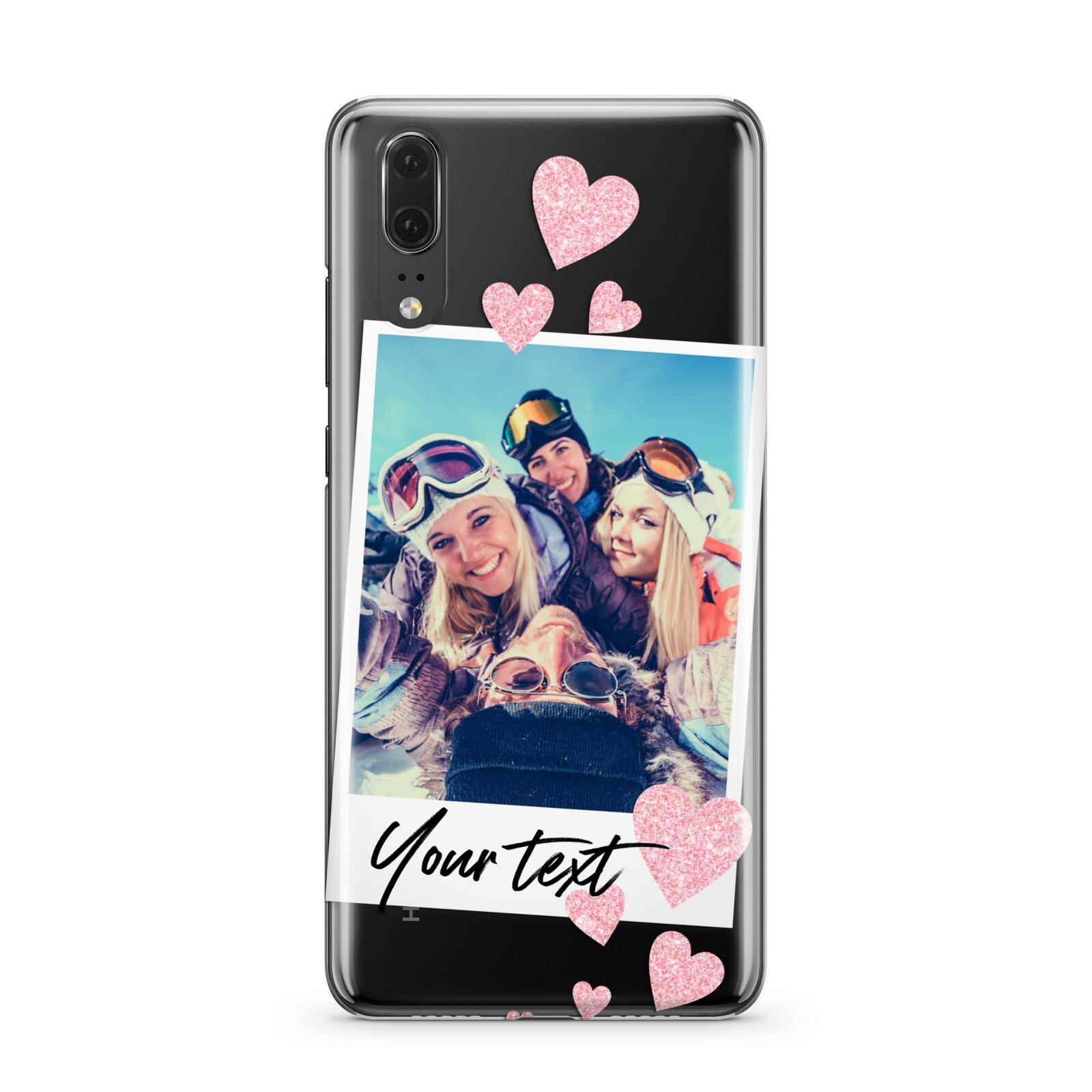 Photo with Text Huawei P20 Phone Case