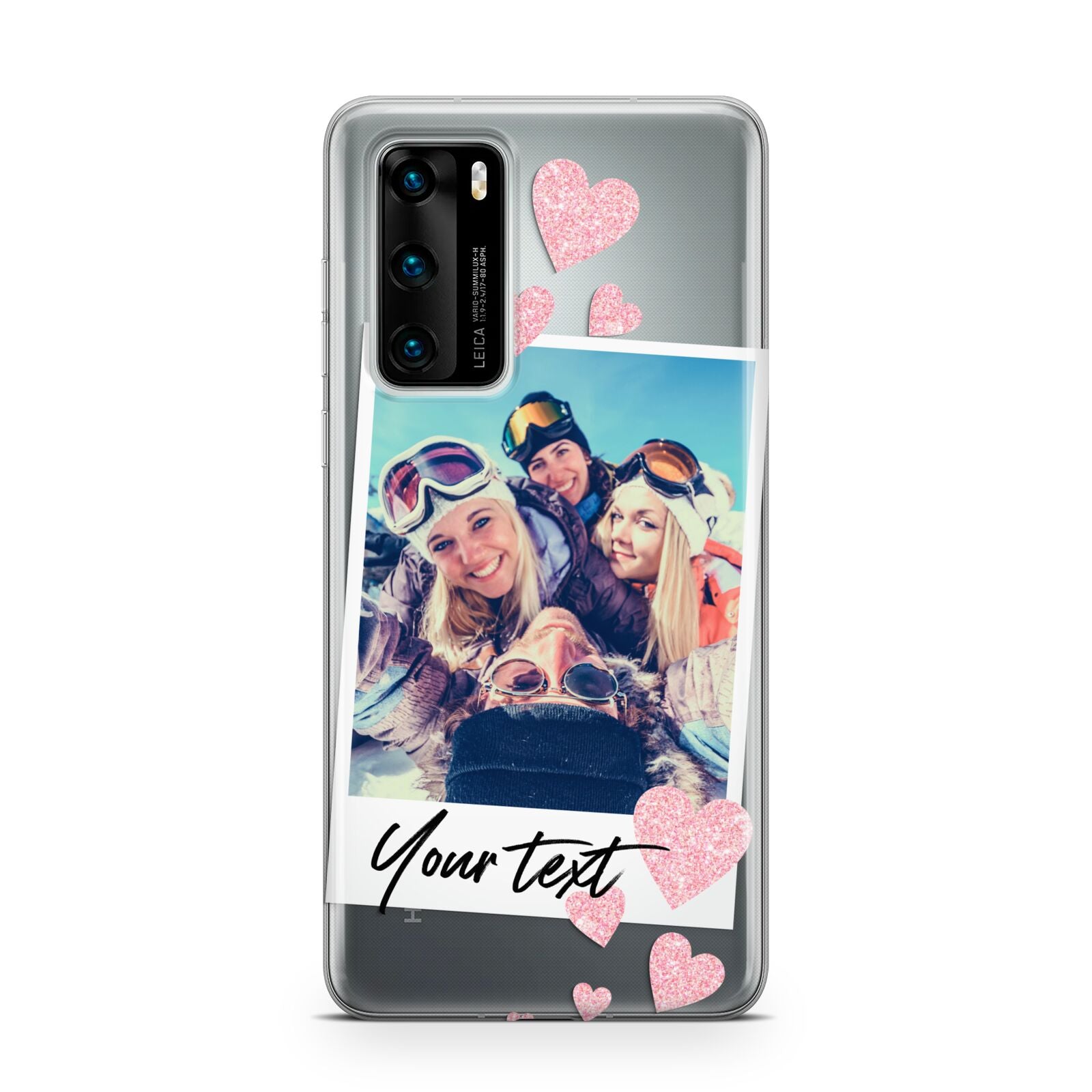 Photo with Text Huawei P40 Phone Case