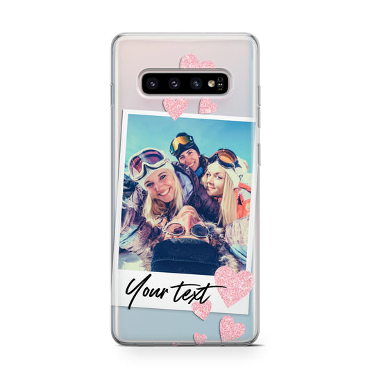 Photo with Text Protective Samsung Galaxy Case