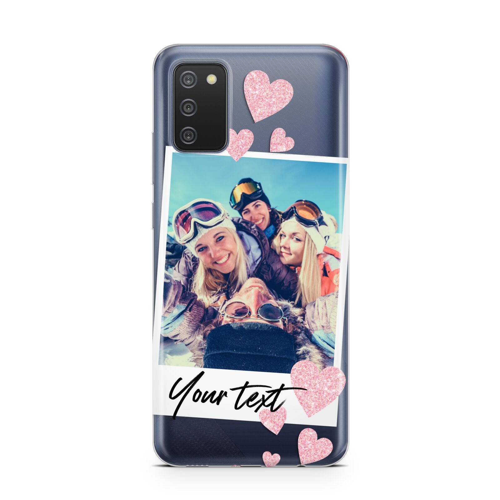 Photo with Text Samsung A02s Case