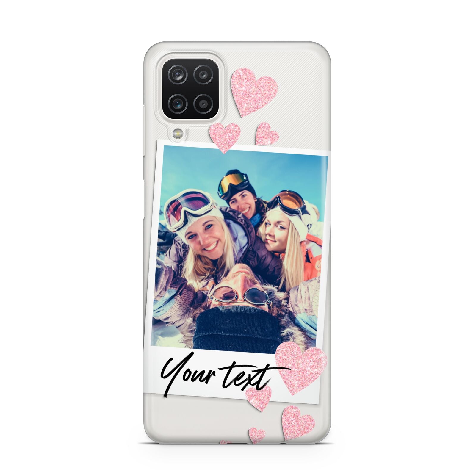 Photo with Text Samsung A12 Case