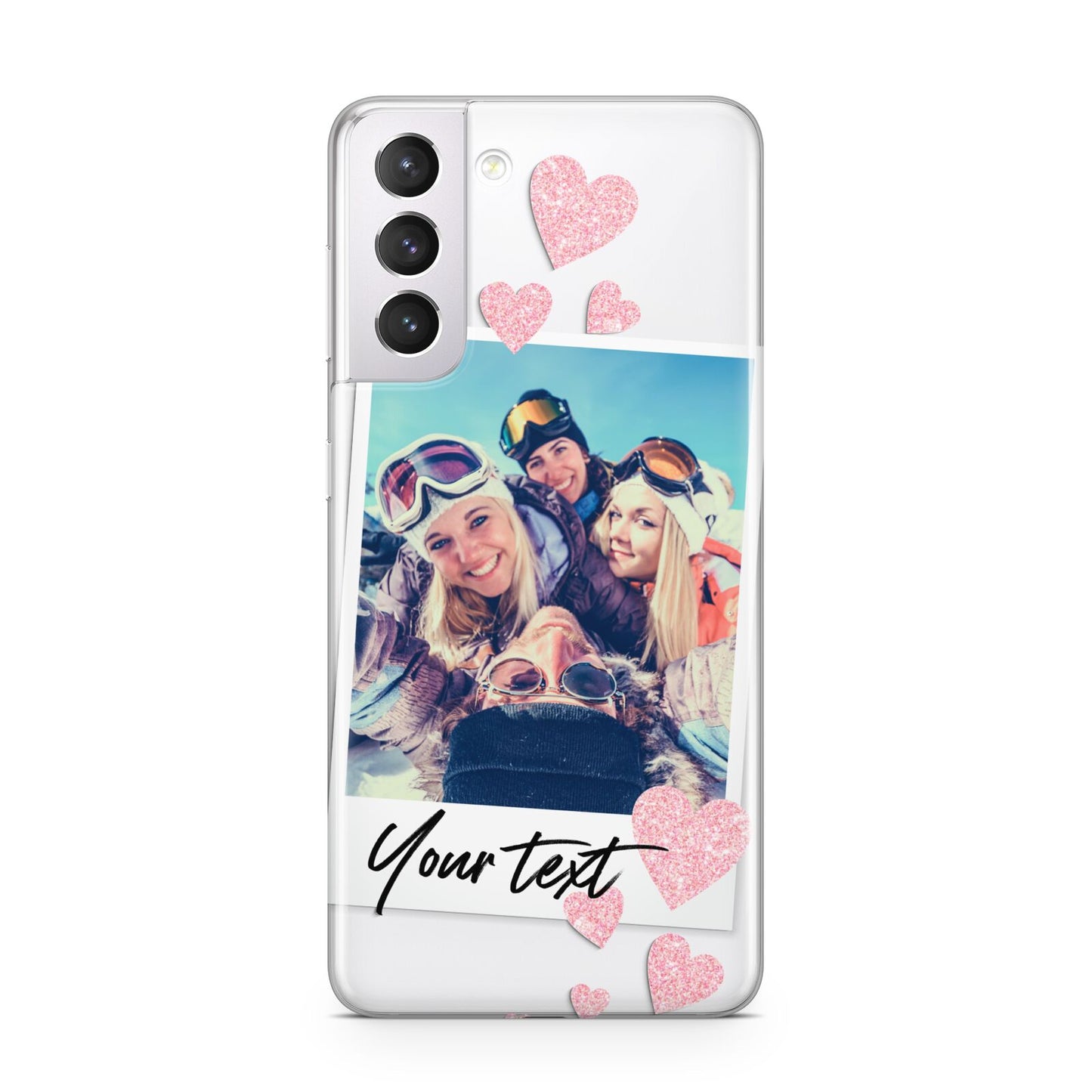 Photo with Text Samsung S21 Case