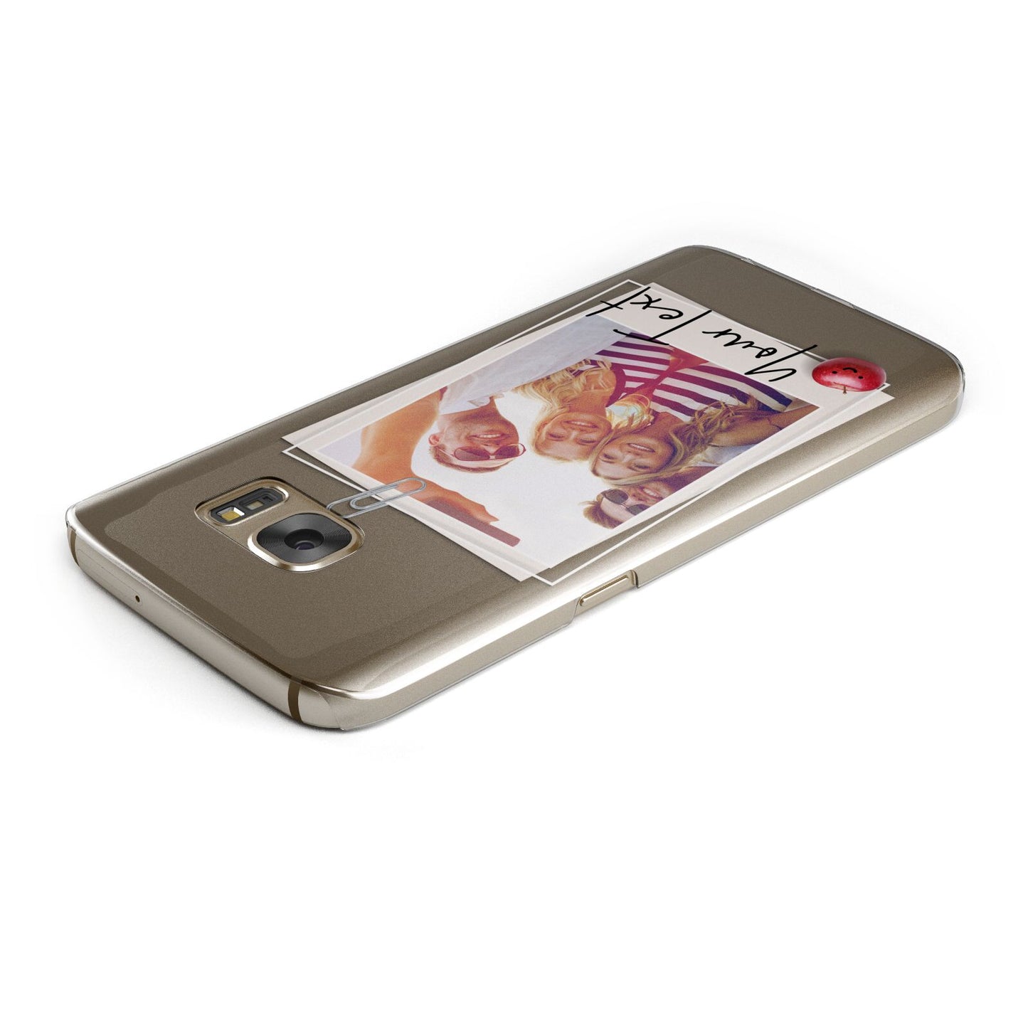 Photograph and Name Samsung Galaxy Case Top Cutout