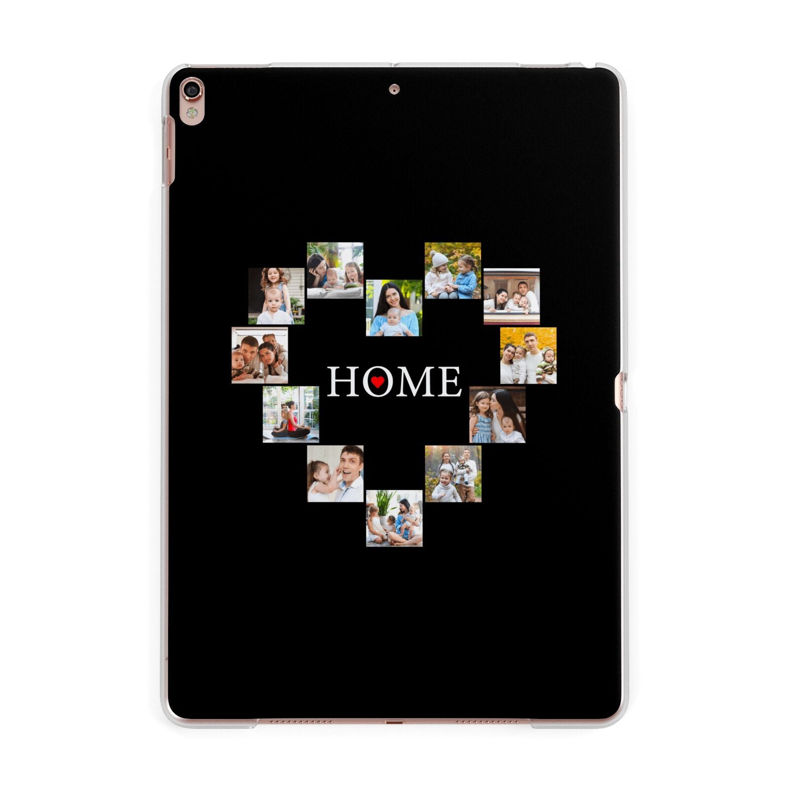 Photos of Home Personalised Apple iPad Rose Gold Case