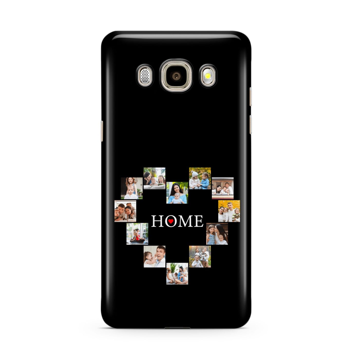 Photos of Home Personalised Samsung Galaxy J7 2016 Case on gold phone