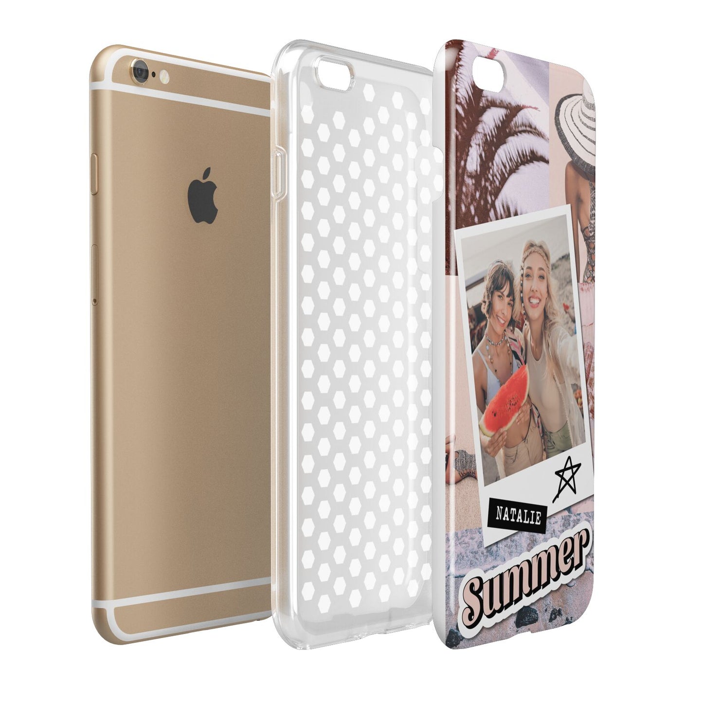 Picture Collage Personalised Apple iPhone 6 Plus 3D Tough Case Expand Detail Image