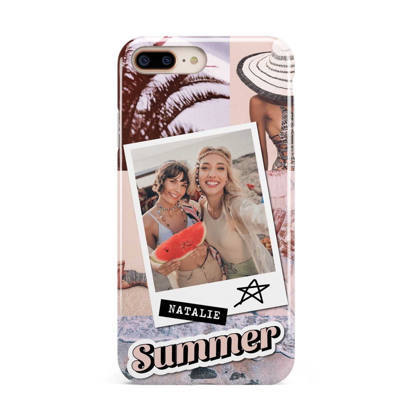 Picture Collage Personalised Apple iPhone 7 8 Plus 3D Tough Case