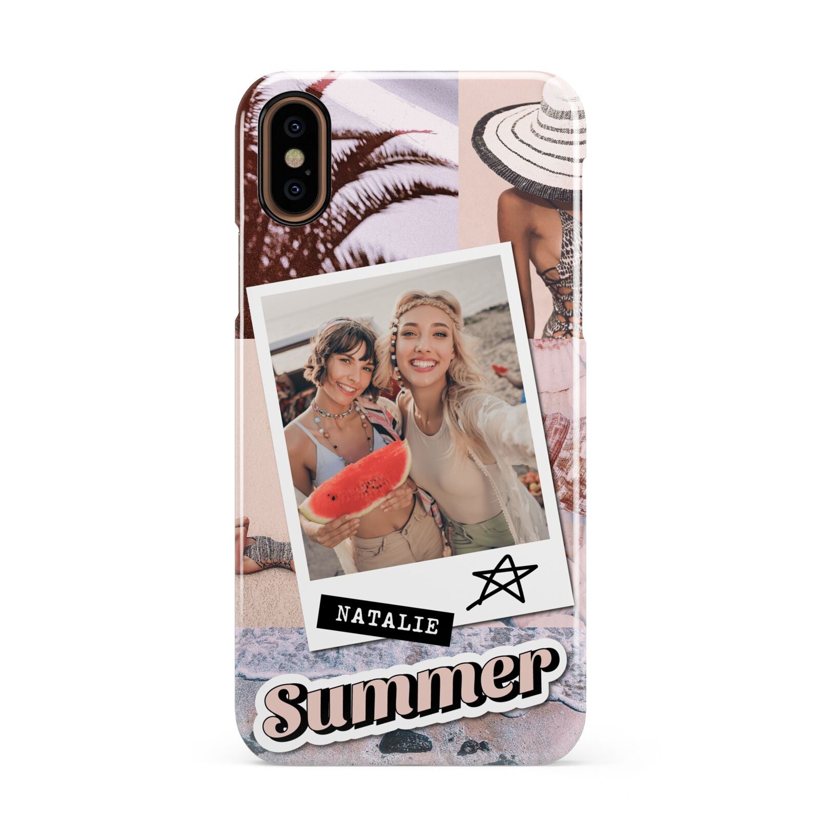 Picture Collage Personalised Apple iPhone XS 3D Snap Case