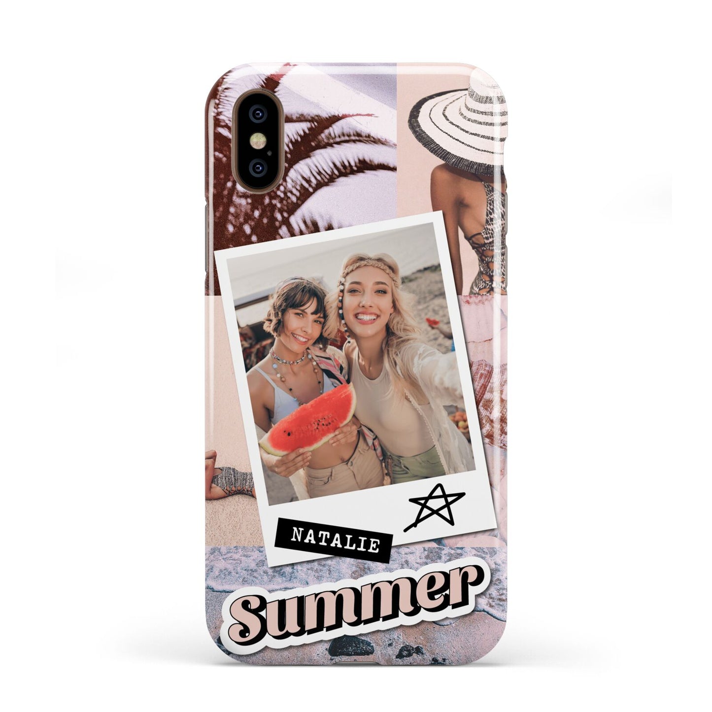 Picture Collage Personalised Apple iPhone XS 3D Tough