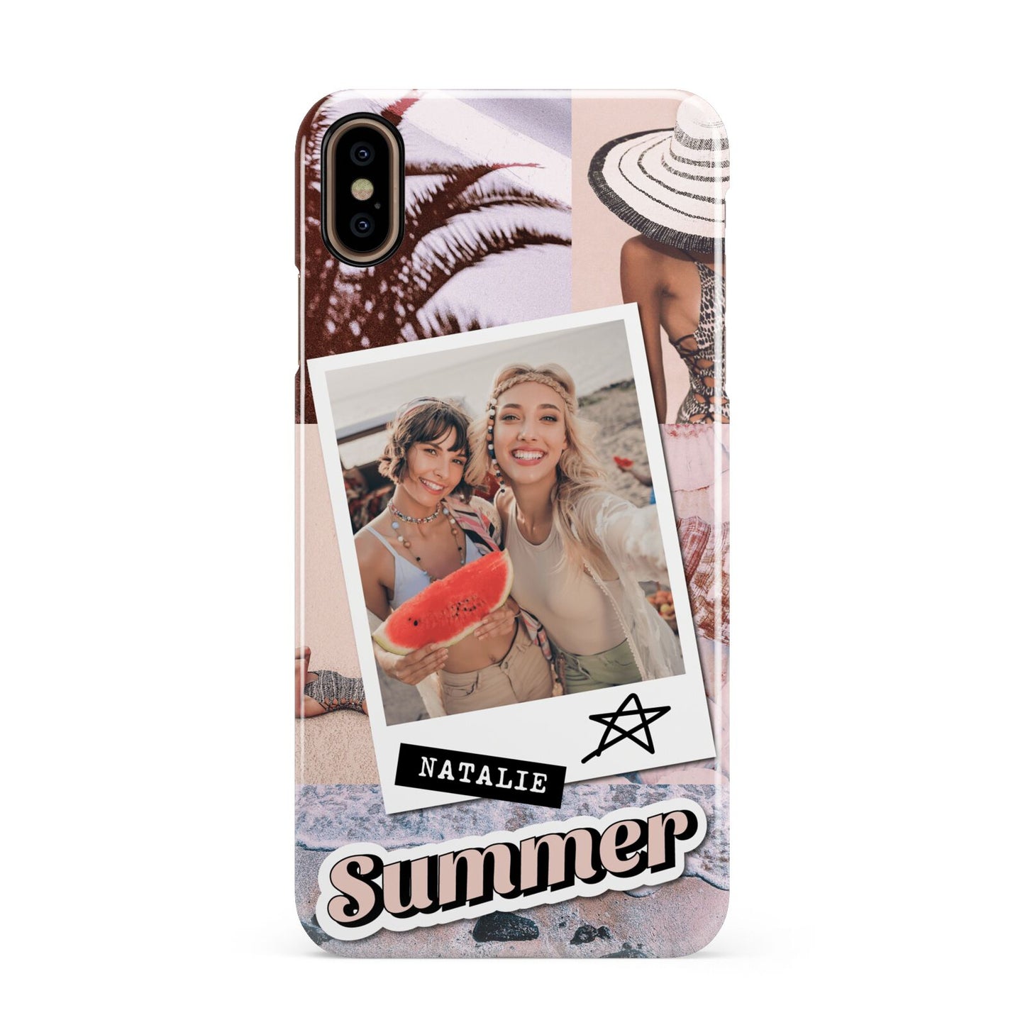 Picture Collage Personalised Apple iPhone Xs Max 3D Snap Case