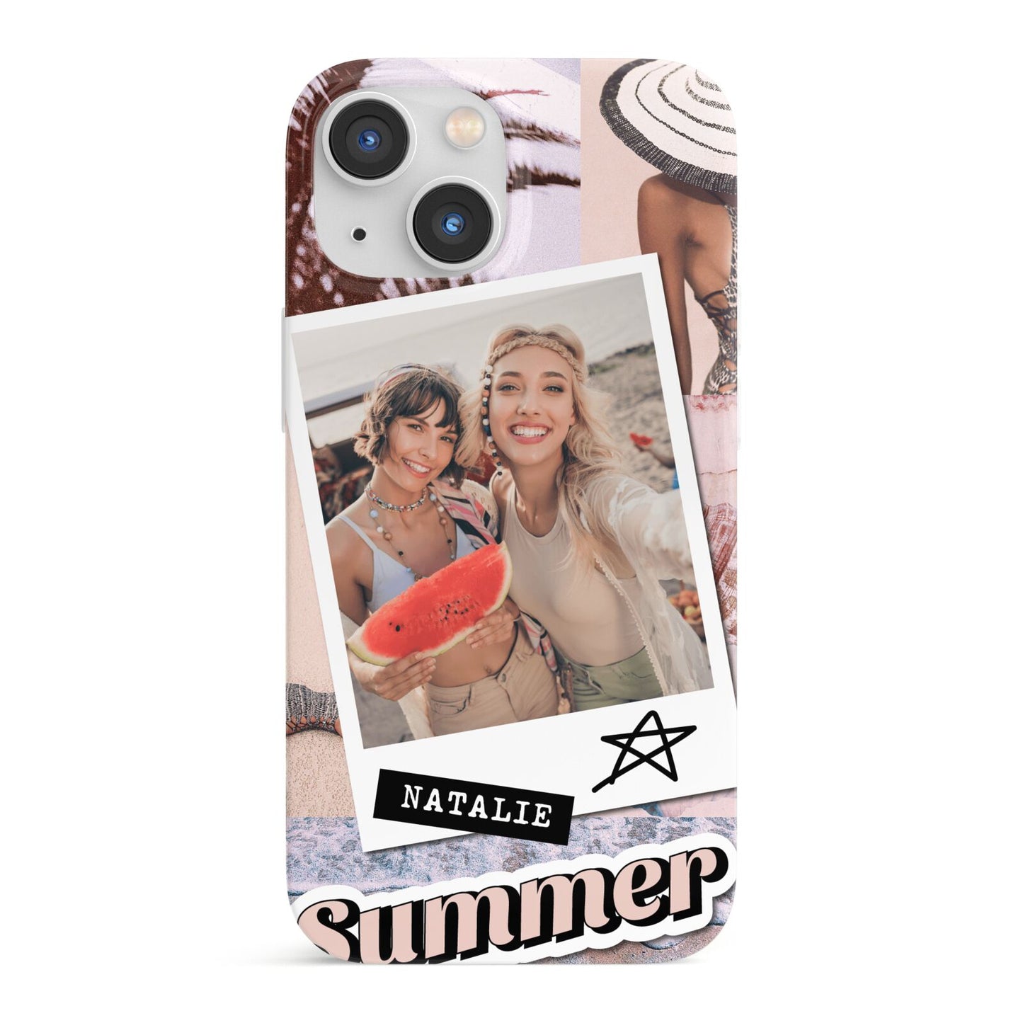 Picture Collage Personalised iPhone 13 Mini Full Wrap 3D Snap Case