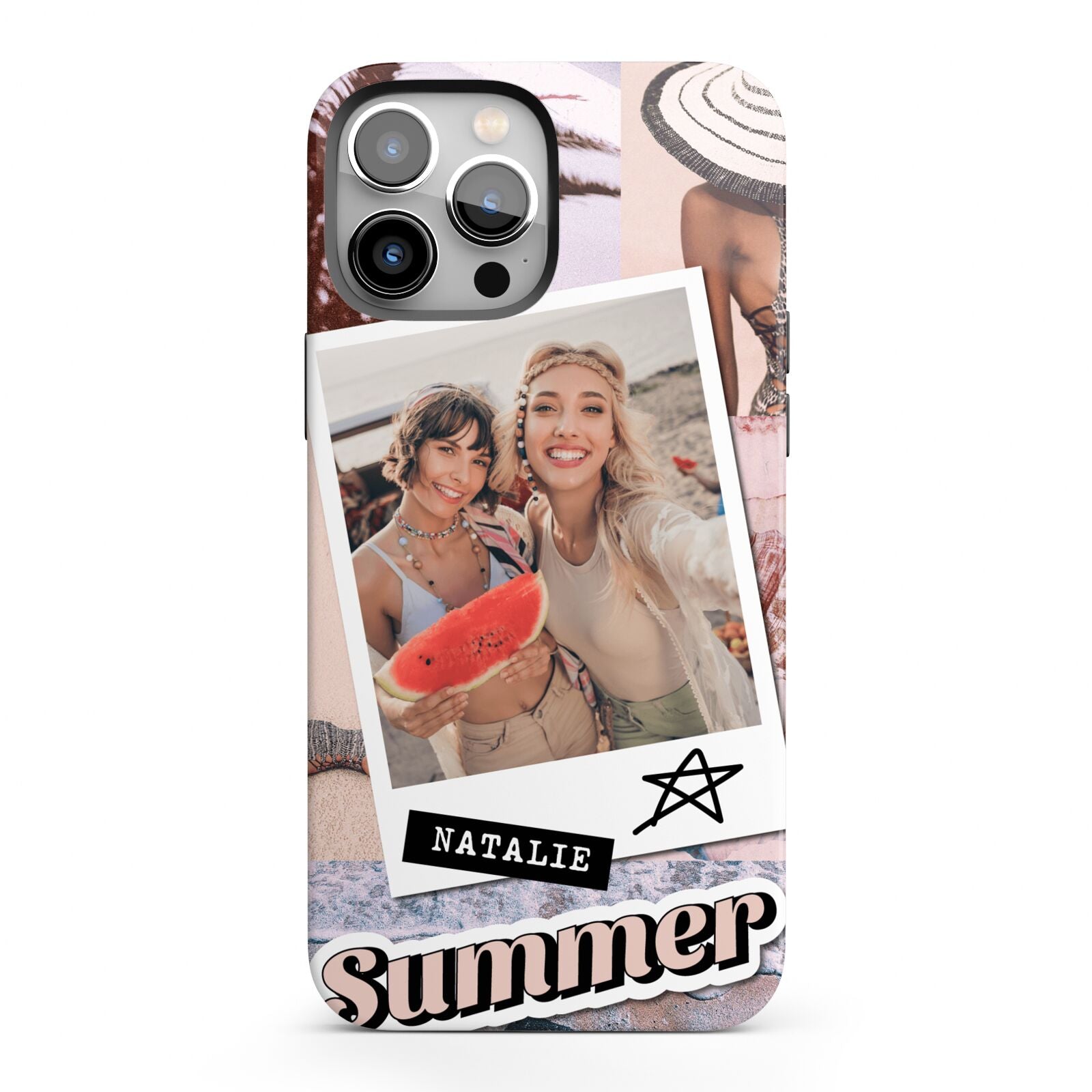 Picture Collage Personalised iPhone 13 Pro Max Full Wrap 3D Tough Case