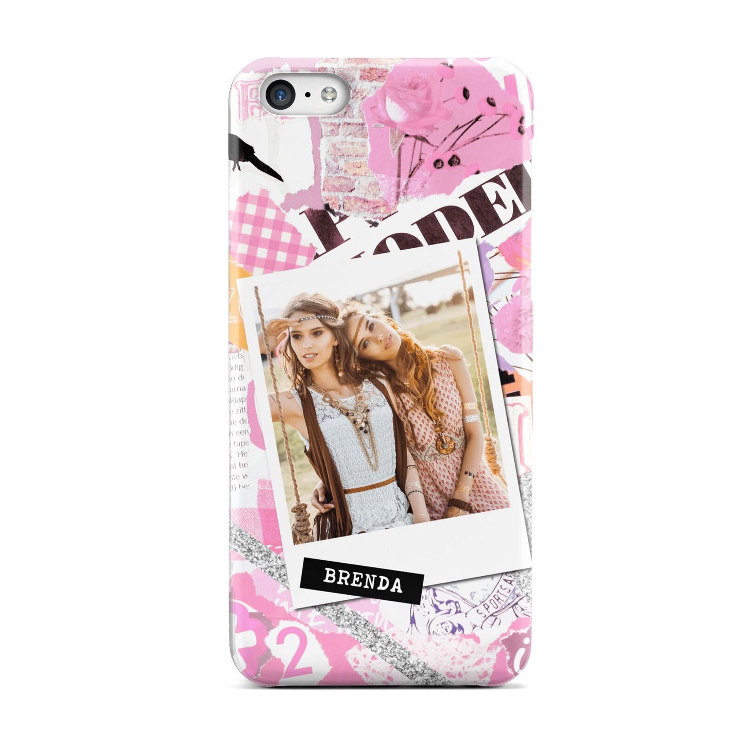 Picture Collage with Custom Photo Apple iPhone 5c Case