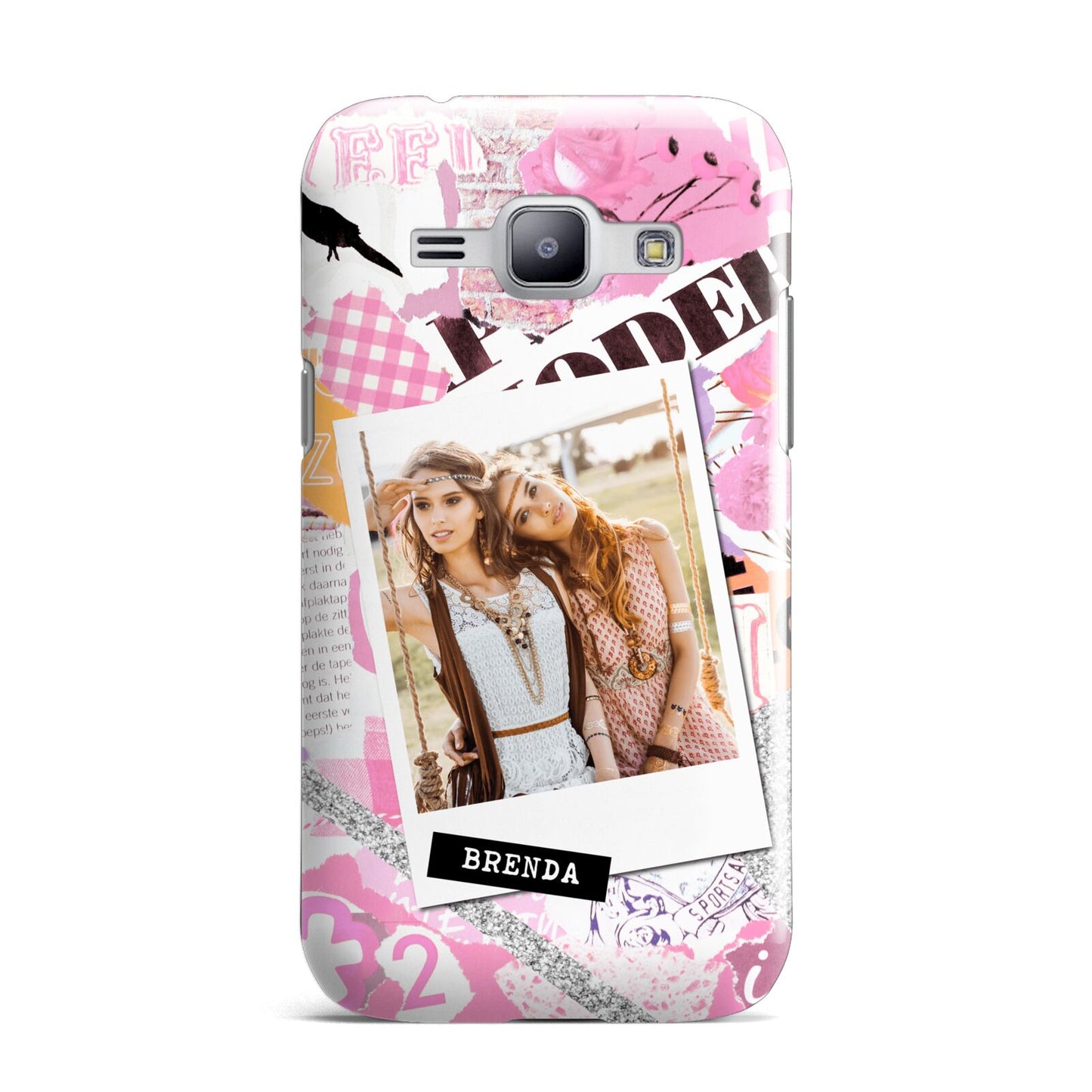 Picture Collage with Custom Photo Samsung Galaxy J1 2015 Case