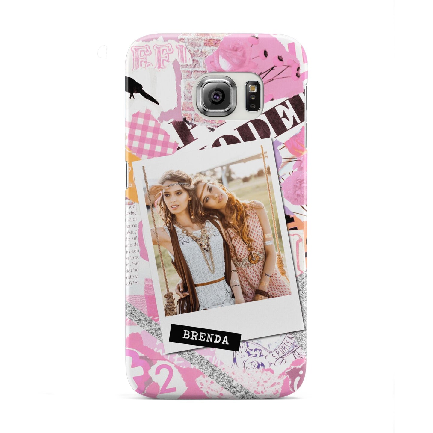 Picture Collage with Custom Photo Samsung Galaxy S6 Edge Case