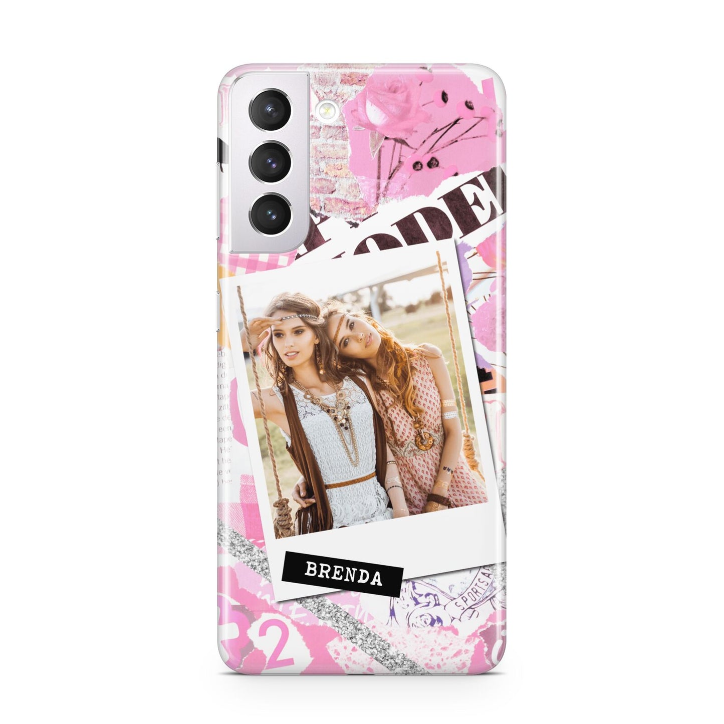 Picture Collage with Custom Photo Samsung S21 Case