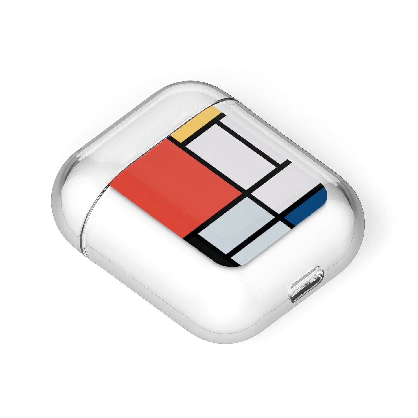 Piet Mondrian Composition AirPods Case Laid Flat