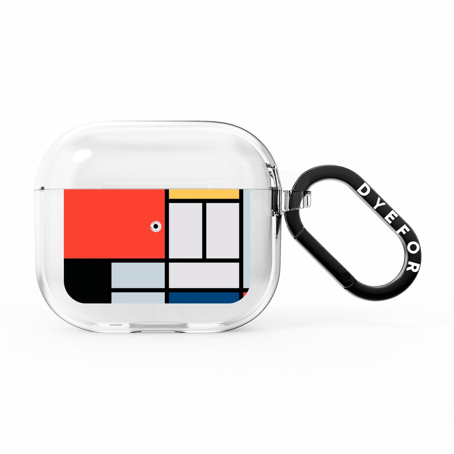 Piet Mondrian Composition AirPods Clear Case 3rd Gen