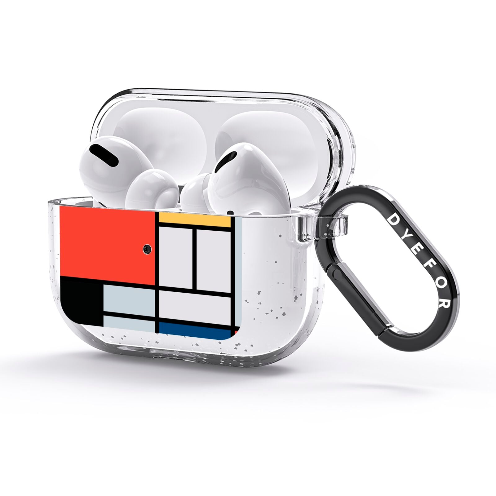 Piet Mondrian Composition AirPods Glitter Case 3rd Gen Side Image