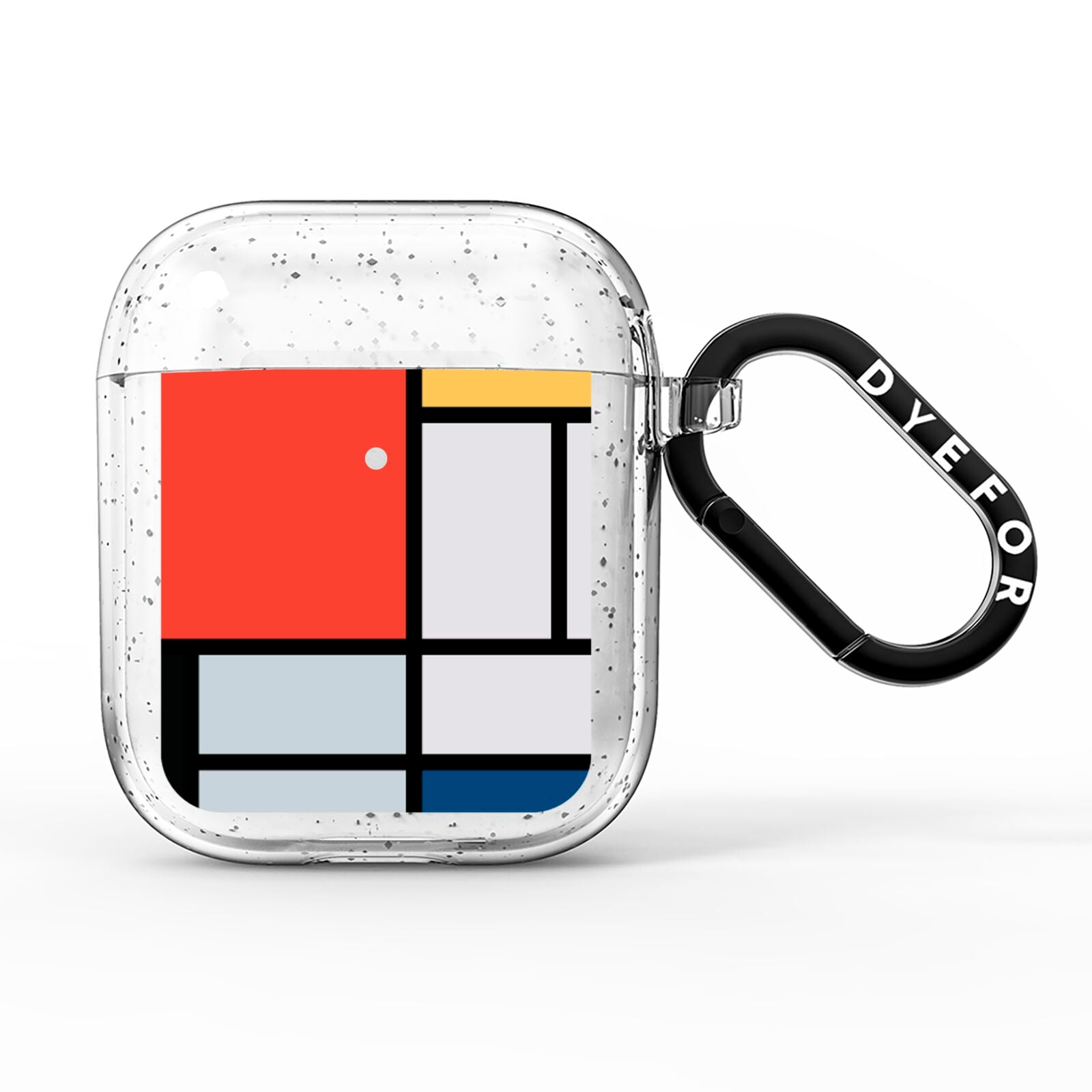 Piet Mondrian Composition AirPods Glitter Case